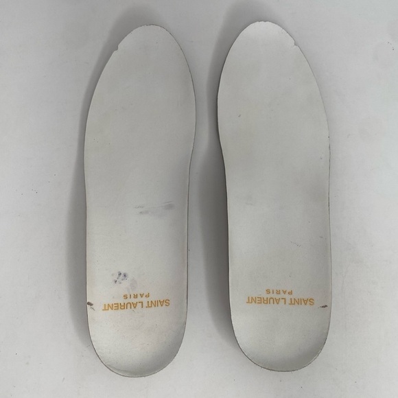 Saint Laurent Bandana Studded Leather Skate Shoes Noir size 36.5 - Picture 10 of 10